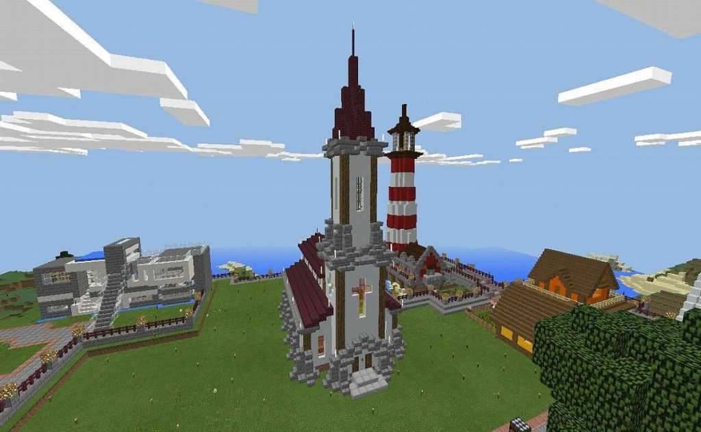 ¿Cómo hacer una iglesia en Minecraft?